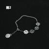 Pulseira Coreana ins Street Cool Trendy Vintage Personalizada Masculina e Feminina Simples Hip Hop Pulseira Feminina
