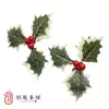 Bayas rojas artificiales de Navidad, decoraciones para árbol de Navidad, vid para corona de Navidad, ramas para insertar en bonsái DIY, venta al por mayor de cajas de regalo