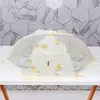Cubierta de Comida Plegable para Uso Doméstico, Cubierta a Prueba de Polvo para Sobras, Cubierta de Comida para Mesa de Comedor, Cubierta de Almacenamiento Transpirable