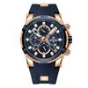 Reloj deportivo REWARD para hombre, cronógrafo multifuncional, de silicona, luminoso, resistente al agua, calendario, de cuarzo, disponible en stock.