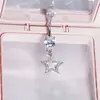 Colgante de Luna Clavo para Ombligo Circonita Estrella Trébol de Cuatro Hojas Acero Inoxidable Anillo Umbilical Nuevos Adornos Umbilicales Europeos y Americanos Joyería para Piercings