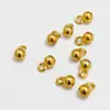 Pingente Mini Liga Dourado Longo Gota d'Água Mais Bola Redonda Gota d'Água Colar Pulseira Corrente de Extensão Pingente Pequeno Joias DIY