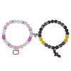 Pulseira com Pingente de Aranha Mais Vendida Transfronteiriça Pulseira de Cristal de Opala Natural Pulseira Magnética para Casal