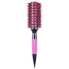 Peine de Rodillo Rosa de Madera Brasileña Transfronterizo Tubo de Aluminio Extendido Peine de Cerdas de Jabalí Resistente a Altas Temperaturas Peine Rizador Mango Antideslizante Peine de Peluquería
