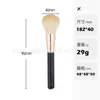 Pincel para Blush, Pincel para Pó Solto, Pincel para Pó com Cerdas Macias, Pó Compacto para Fixar Maquiagem, Pincel para Iluminador e Contorno, Pincel de Maquiagem que Não Solta Cerdas, Portátil