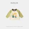 Atuendos para el Regreso a ClasesCamiseta para Bebé Dudu Chaleco Infantil Primavera y Otoño Pantalones Largos Casuales con Estilo para Niños