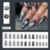 Primavera e verão moda fresca europeia e americana estilo lantejoulas flash vestir Armour Square longa cor sólida olhos brilhantes unhas postiças