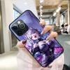 Adecuado para Funda de Teléfono Móvil Apple 14Promax Iphone16 Luz de Llamada Entrante 13Pro Animación 15 Chica 17Pro Tendencia