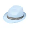 Chapéu Unissex Chapéu Bacia Chapéu Jazz Britânico Chapéu de Estudante para Meninos e Meninas Chapéu para Performance de Dança de Mesa Chapéu de Cowboy Ocidental