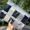 Calcetines Holgados Nuevos Estilos para Otoño e Invierno Todo en Uno, Calcetines Largos Grises Estilo Japonés y Coreano, Calcetines Lisos de Encaje de Tubo Recto para Estudiantes