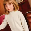 Suéter de punto unisex 100% lana con cuello semialto, 26 otoño/invierno casual versátil con diseño de punto de canalé ancho