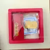 Año del Caballo Calcomanía Dorada para Teléfono Oro Puro 999 Tesoro de Riqueza Invitación de Princesa Fortuna Regalo de Dinero Caja de Regalo de Negocios Juego