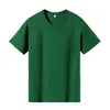 Camiseta de Algodón Puro para Hombre, Camisa Cultural de Cuello Redondo, Uniforme Escolar, Uniforme de Trabajo, Uniforme de Grupo, Sudadera de Color Sólido, Camiseta de Manga Corta de 180 g con Estampado de Logo
