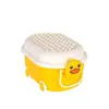 Caja de Almacenamiento de Bloques de Construcción de Juguete para Niños Caja de Almacenamiento de Juguetes para Sala de Estar Caja de Almacenamiento Cubo de Almacenamiento con Forma de Patito Amarillo de Dibujos Animados