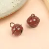 Campanita Pequeña de Metal Pintado Color Caramelo de 22 mm Accesorios para Mascotas Campana Colorida Accesorios Navideños Accesorios para Llavero