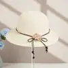 Gorra de Regalo Verano Más Vendida Nueva Gorra de Melocotón Gorra de Rafia Estilo Madre Gorra de Protección Solar Sombrero para el Sol Manchas Cinta
