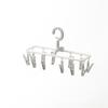 Clip Multifuncional para el Hogar Dormitorio Artefacto para Secar Calcetines Colgador Multiclips Bebé Plástico Tendedero Plegable