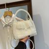 Bolso de Mano Tejido a Mano con Perlas Yozi Estilo Occidental para Mujer Bolso de Mano Texturizado para la Noche Bolso Cruzado de Hombro con Cuentas Estilo Occidental