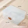 Ojos Grandes Lindo Dibujo Animado Caja de Almacenamiento Transparente con Tapa Sellada a Prueba de Polvo Organizador de Plástico Caja para Guardar Artículos Varios de Escritorio Juguetes