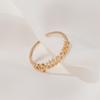 Joyería Caliente Transfronteriza Personalizado Simple Anillo de Doce Constelaciones Anillo de Letra Anillo Único para Dedo Índice Abierto para Mujer