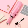 Guarda-chuva de 24 varetas personalizável com impressão de logotipo, totalmente automático dobrável, revestimento preto, para sol e chuva, presente corporativo, guarda-chuva promocional, atacado