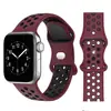 Adecuado para Apple Watch I Watch Hebilla Mariposa Hebilla Figura 8 Silicona Bicolor Universal Deporte Reloj Inteligente Undécima Generación