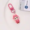 Llavero de Dibujos Animados DIY Cadena para Funda de Teléfono Móvil Correa de Muñeca Cordón Colgante para Tarjeta Colgante de Joyería Muñeca Decorativa Colgante