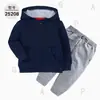 Comercio Exterior Ropa Infantil Primavera y Otoño Conjunto Infantil de Dos Piezas Material Sudadera Sudadera con Capucha Ropa Infantil para Bebés Ropa de Salida [Al por Mayor]