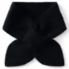 Novo cachecol de cashmere liso para outono e inverno com design perfurado em xadrez, oferecendo calor, proteção contra o frio e suporte para o pescoço; um aquecedor de pescoço grosso com padrão jacquard.