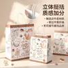 Bolso de mano, Bolsa de Papel Kraft, Bolsa para Regalo Souvenir, Bolsa para Empaque de Regalo de Cumpleaños, Bolsa para Regalo de Navidad