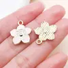 Nuevo Estilo 20 Piezas de Colgantes de Mariposa Rosa con Goteo de Aceite y Rosa de Aleación Accesorios de Joyería para DIY Collar Pulsera Llavero