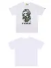 Camiseta Unisex Casual Holgada de Manga Corta con Estampado de Camuflaje Clásico Flor de Cerezo Monte Fuji de Marca de Moda Pe