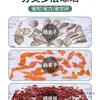 Red de Secado Multicapa para Verduras, Carne Curada, Pescado Seco, Rábanos, Estante Plegable de Secado Otoñal para Batatas, Herramienta Anti-Moscas, Estante Engrosado
