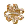 Broche de Fita Elegante Francês Brilhante com Micro Zircônia Exquisito para Mulheres Luxo Casaco Acessórios para Terno Elegante Corsage