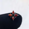 F136 Titânio de Grau Médico para Implante Stud de Orelha Fundo Plano Rosca Interna Zircônia Ultra Brilho Stud de Orelha Livre Stud de Orelha