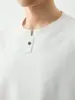 Camiseta Masculina Manga Curta Momax Alta Qualidade Textura para o Dia a Dia Gola Pequena Verão Nova Mistura de Algodão Meia Manga Masculina 75680