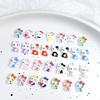 Verão Dos Desenhos Animados Nail Art Jóias Bonito Gelo Através Da Praia Sanrio Kt Gato Natação Anel DIY Orelha Unhas Decoração