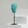 Suporte de Chapéu Cabeça de Manequim Cabeça de Manequim Camurça Colorida Suporte para Acessórios de Peruca Adereços de Vitrine de Loja de Roupas Enfeites
