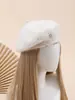 Otoño e Invierno Boina Decorativa de Metal para Mujer Cálida Estilo Francés Japonés Literaria Hebilla de Perlas Elegante Moda Sombrero de Pintor