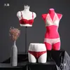 Loja de roupas manequim de meio corpo para exposição de lingerie feminina suporte para display de sutiã suporte de modelo de corpo humano para underwear