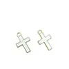Pendientes de Aro Cruzados de Aleación Multicolor con Goteo de Aceite Pulsera Collar Accesorios de Joyería DIY Venta al por mayor en stock