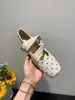 Sapatos de Salto Alto para Mulheres 2026 Outono Retro Coreano Bolinhas Quadrados Rasos Mary Jane Sapatilhas