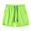 Shorts, Pantalones de Playa, Pantalones de Verano para Hombre a Tres Cuartos, Estilo Pareja, Fitness, Transpirables, Holgados, Color Sólido, Casual Deportivo, Pantalones de Seda de Hielo para Mujer