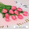 Flor Artificial Tulipán Ins Decoración Hogar Sala de Estar Mesa de Comedor Jarrón Adornos Florales Accesorios para Disparos