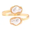 Conjunto de Joyería de Perlas Irregulares Barrocas Transfronterizo Europeo y Americano para Mujer, Collar de Gama Alta, Pendientes, Anillo, Pulsera, Gargantilla