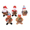 Decoração de Natal Cesta de Doces Decorações de Mesa de Natal Cesta de Doces para Presente de Crianças Decoração de Natal Caixa de Doces