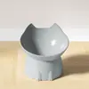 Comedero para Gatos con Patas Altas para Proteger la Columna Cervical, Gran Capacidad, Boca Inclinada, Utensilio de Alimentación para Gatos y Perros, Protección del Cuello, Tazón de Plástico Antiderrames