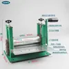 Máquina Pequeña Eléctrica de Tira de Cuero con Manivela Manual, Máquina Manual Dispensadora de Pegamento, Máquina Estiradora de Correas, Máquina Prensadora de Cuero, Máquina de Unión