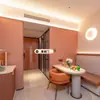 Lançamento de Novo ProdutoConjunto de Mobília para Quarto Padrão de Hotel Laranja 3.0 com Material de Painel Artificial de Grau E1 como Opção Padrão