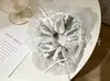 Ligas para el Cabello Lindas Estilo Coreano con Flores, Ligas de Encaje, Scrunchies, Accesorios Estilo Perezoso, Suministro Directo desde la Fábrica Fuente